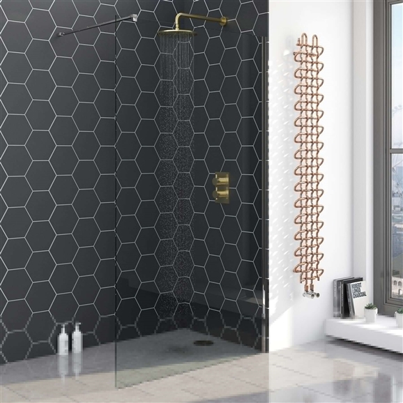 Bright Gold Shower Fixtures
